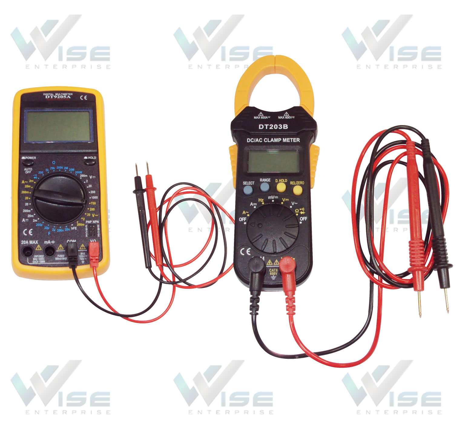 เครื่องวัดค่าแบตเตอรี่ เครื่องวัดกระแสไฟฟ้า มัลติมิเตอร์แบบดิจิตอล Digital Multimeters DT