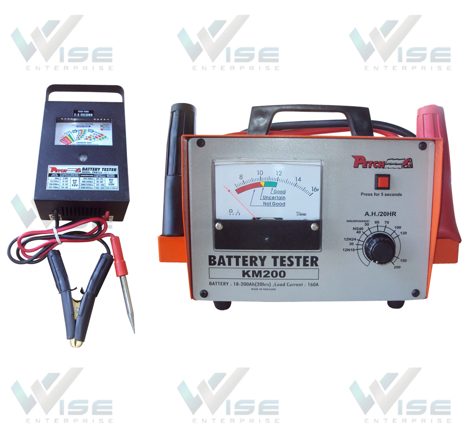 เครื่องวัดค่าแบตเตอรี่ เครื่องวัดกระแสไฟฟ้า แบตเตอรี่เทสเตอร์ Battery Testers PKM
