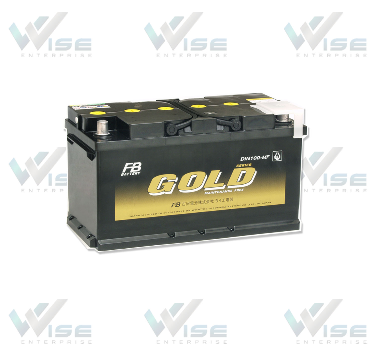 แบตเตอรี่รถยนต์ Automotive Batteries แบตเตอรี่ไม่ต้องเติมน้ำกลั่นบ่อย Gold Series แบตเตอรี่เอฟบี FB Battery